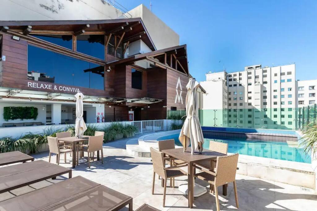 公寓 Completo E Moderno Com Ar Condicionado E Piscina No Centro Do Rio 里约热内卢